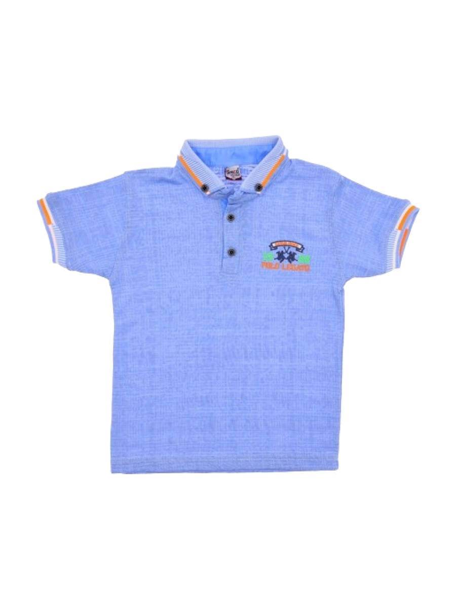 Tricou baieti polo albastru  13-16 ani