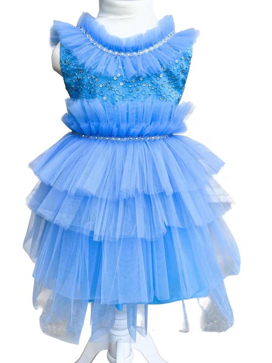 Rochita eleganta albastra 2-5 ani