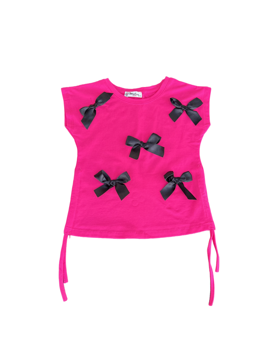 Tricou fetite roz 4-7 ani